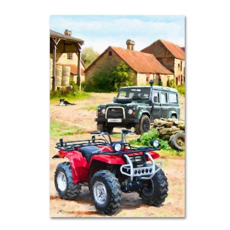 The Macneil Studio 'Quad Bike' Canvas Art,30x47